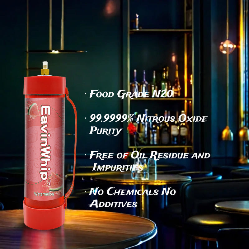 Watermelon Lime Sugarcane Flavor 3.3 Liter / 2000 Grams EAVINWHIP MAX PRO Whipped Cream Charger 2PCS